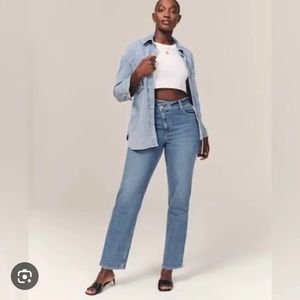 Abercrombie & Fitch Light Blue Women's Jeans